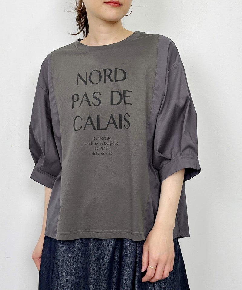 model：H164　着用サイズ：M　チャコールグレー