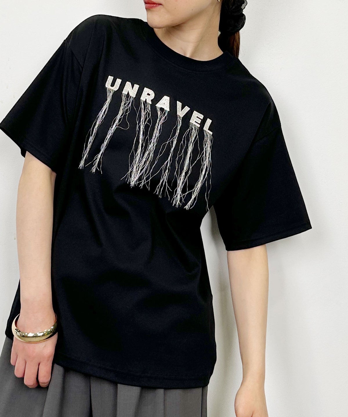 model：H164　着用サイズ：M　ブラック