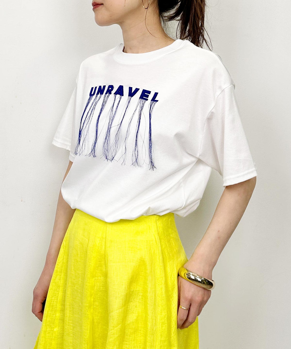 model：H164　着用サイズ：M　ブルー