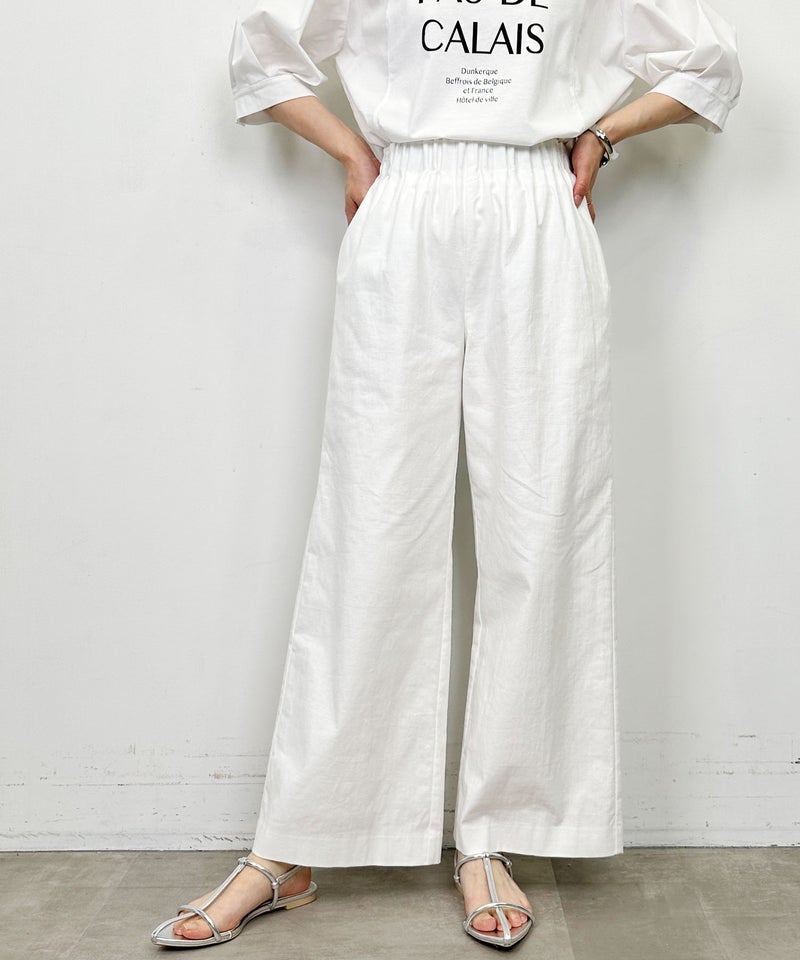 model：H164　着用サイズ：M　オフホワイト