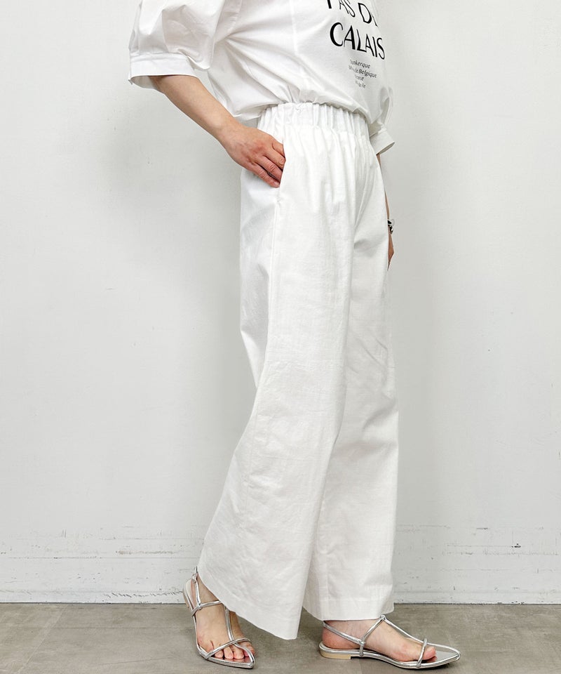 model：H164　着用サイズ：M　オフホワイト