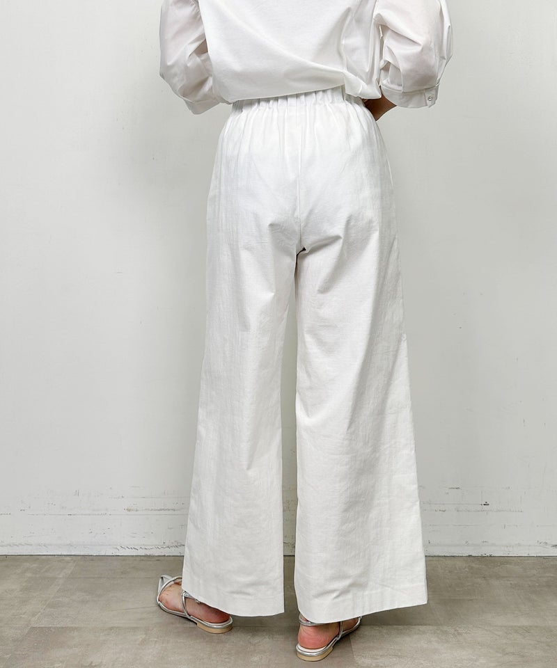 model：H164　着用サイズ：M　オフホワイト