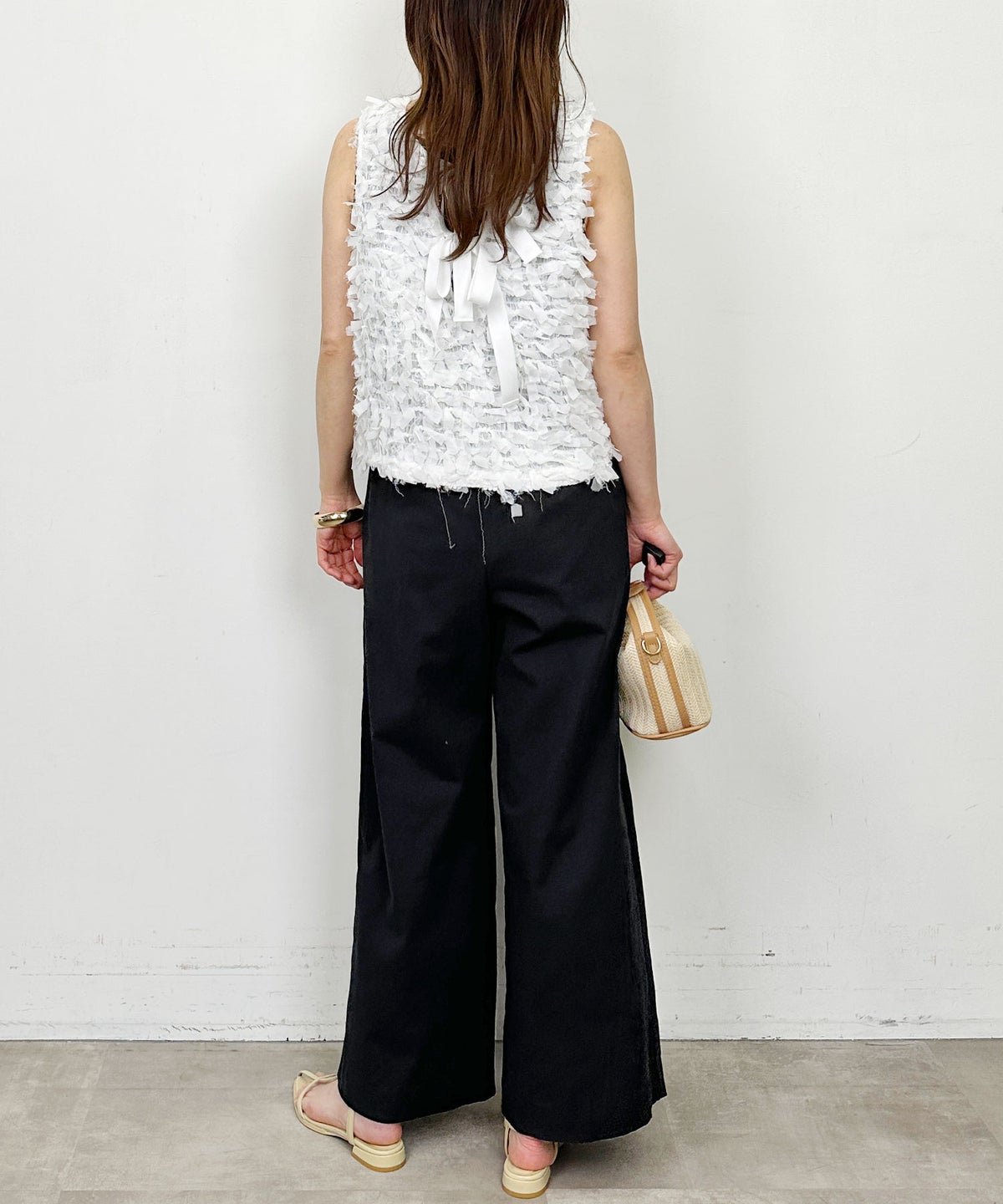 model：H164　着用サイズ：M　ブラック