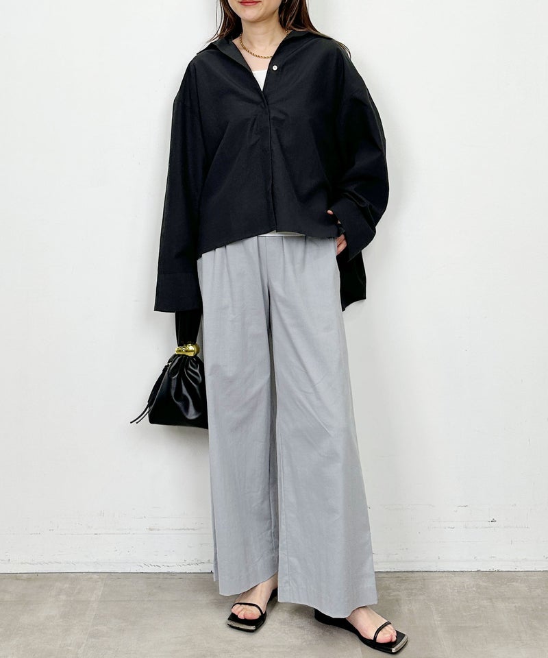 model：H164　着用サイズ：M　グレー