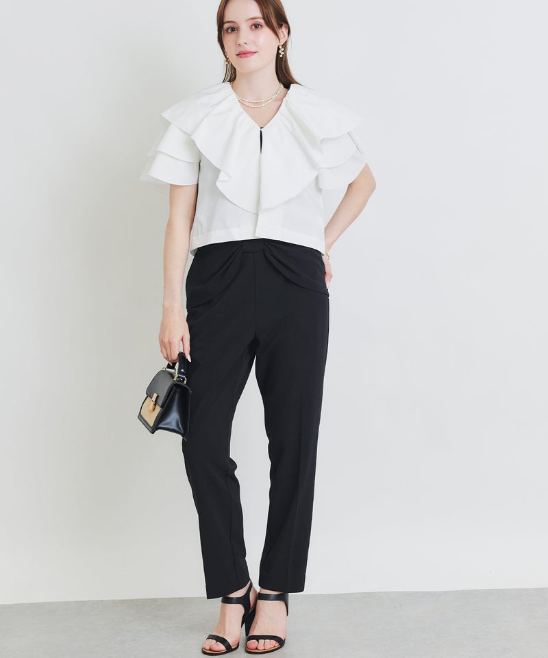 model：H160　着用サイズ：M　オフホワイト