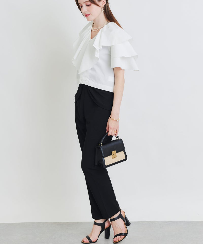 model：H160　着用サイズ：M　オフホワイト