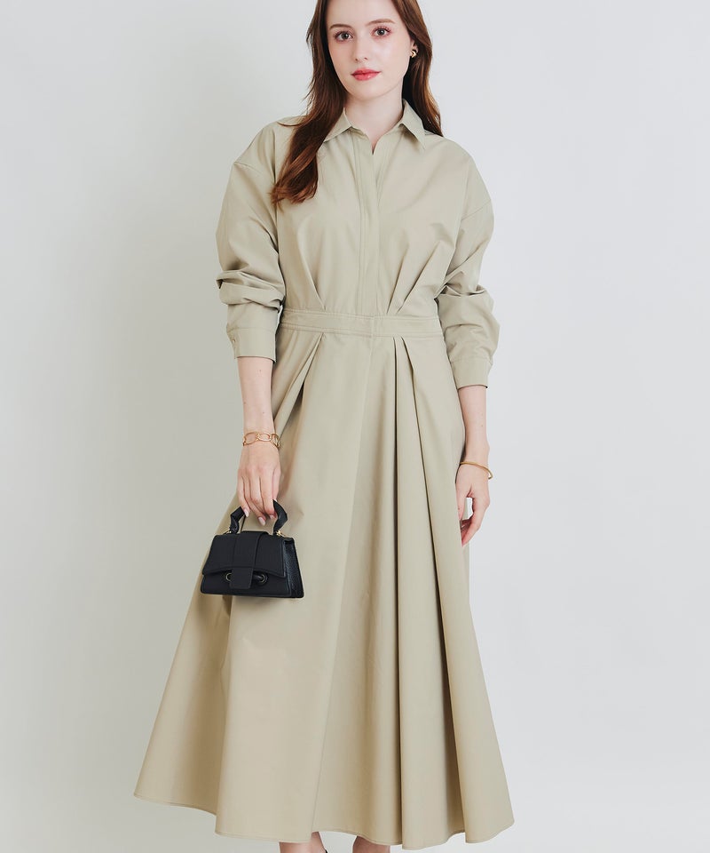 model：H160　着用サイズ：M　サンドベージュ