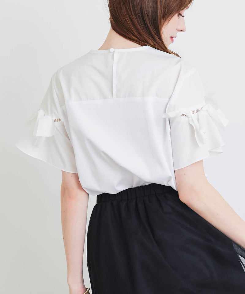 model：H160　着用サイズ：M　オフホワイト