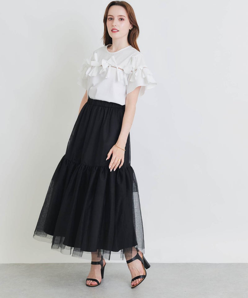 model：H160　着用サイズ：M　オフホワイト