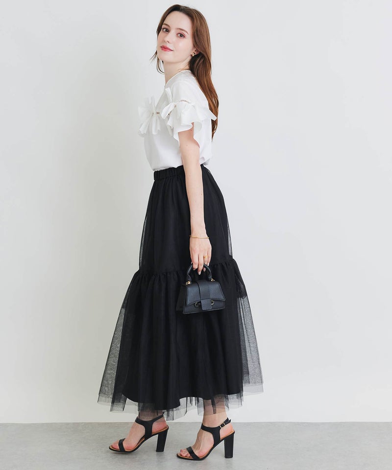 model：H160　着用サイズ：M　オフホワイト