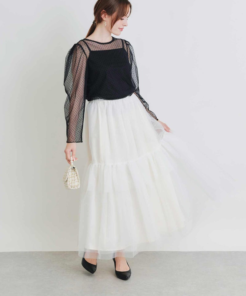 model：H160　着用サイズ：M　オフホワイト