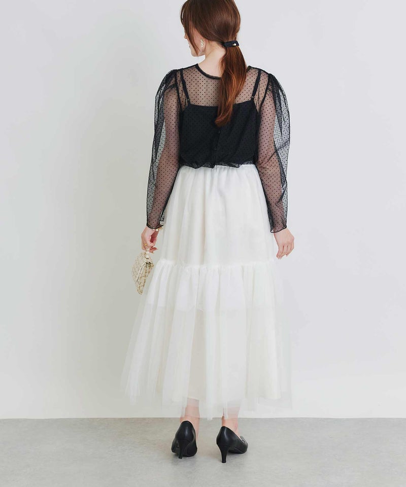 model：H160　着用サイズ：M　オフホワイト