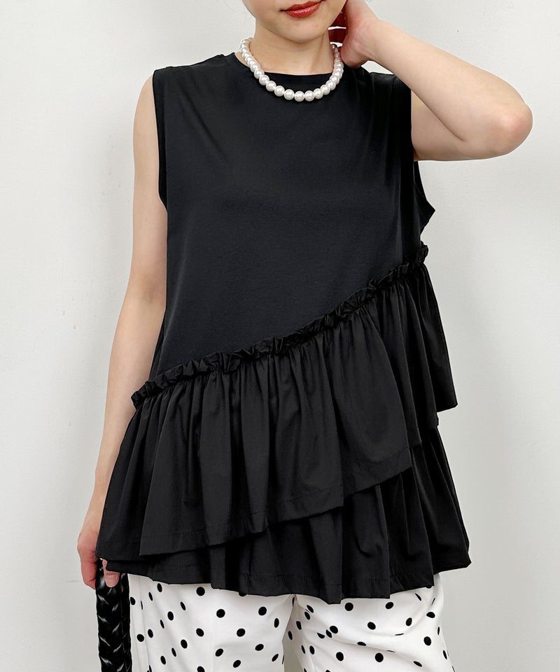 model：H164　着用サイズ：M　ブラック