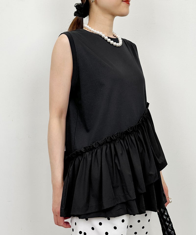 model：H164　着用サイズ：M　ブラック