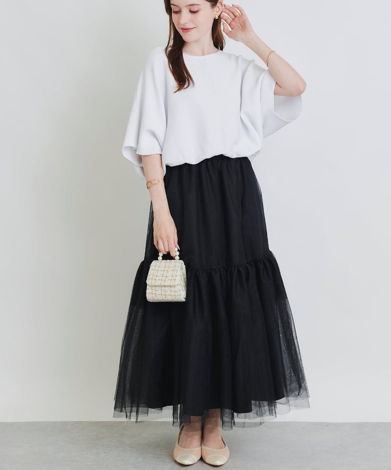 model：H160　着用サイズ：M　オフホワイト