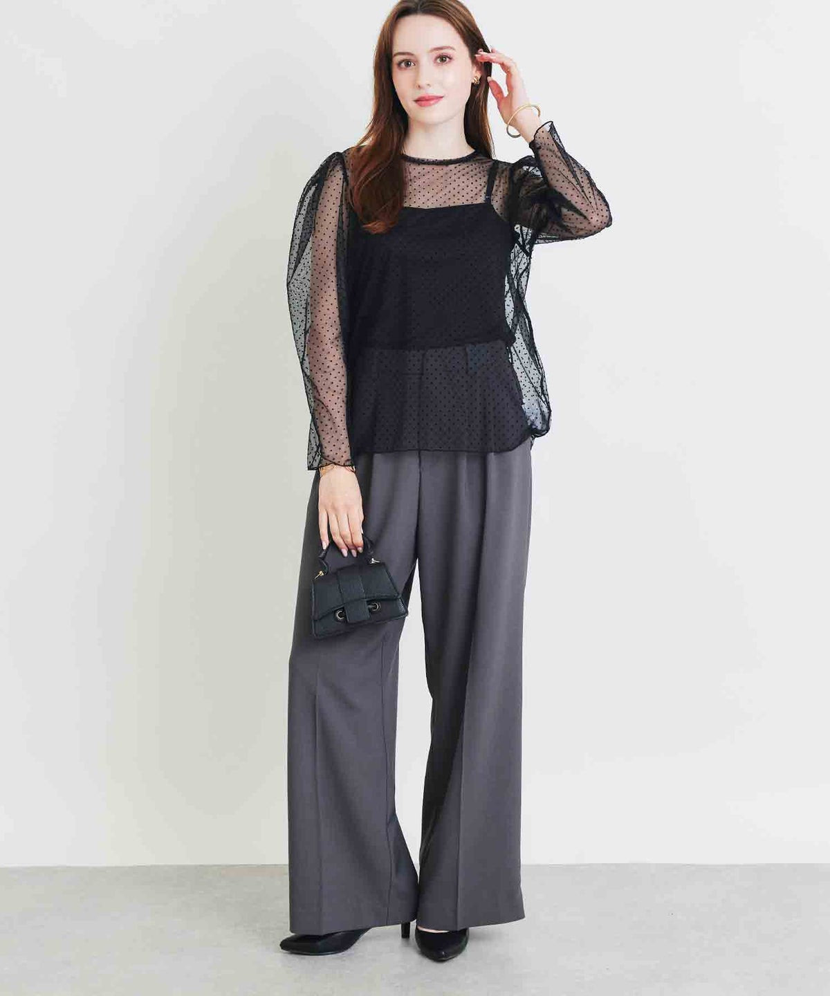 model：H160　着用サイズ：M