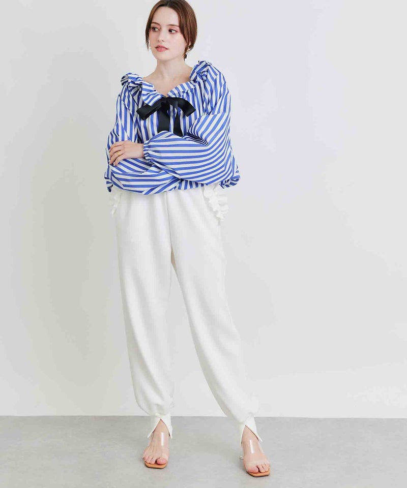 model：H160　着用サイズ：M　ブルー系その他