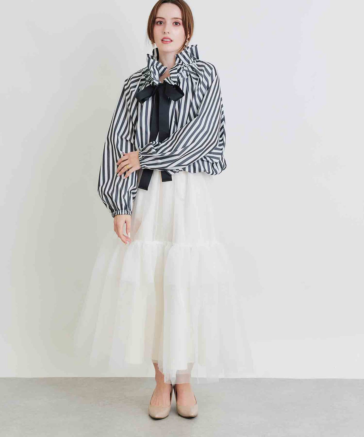 model：H160　着用サイズ：M　ブラック系その他