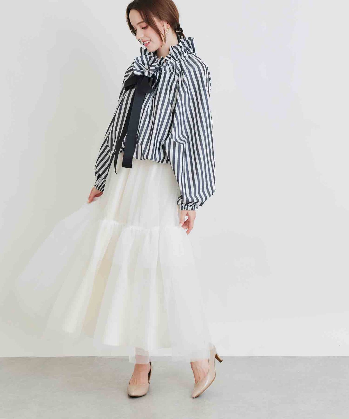 model：H160　着用サイズ：M　ブラック系その他