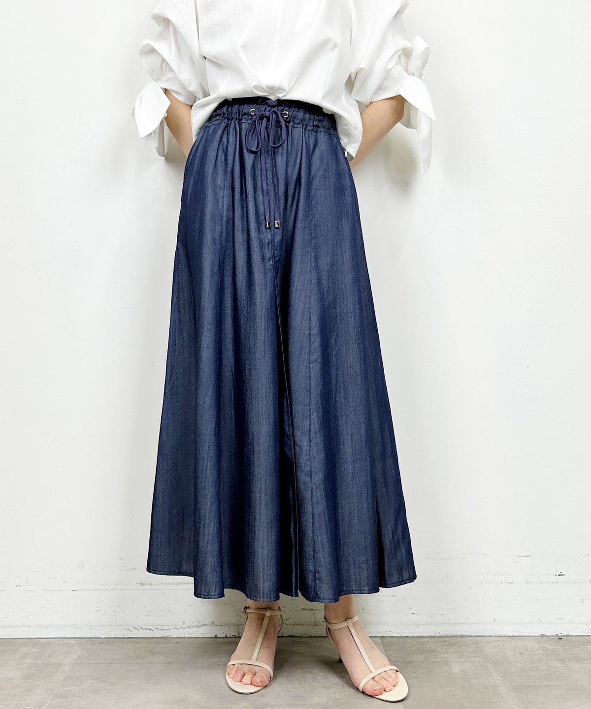 model：H164　着用サイズ：M　ネイビー