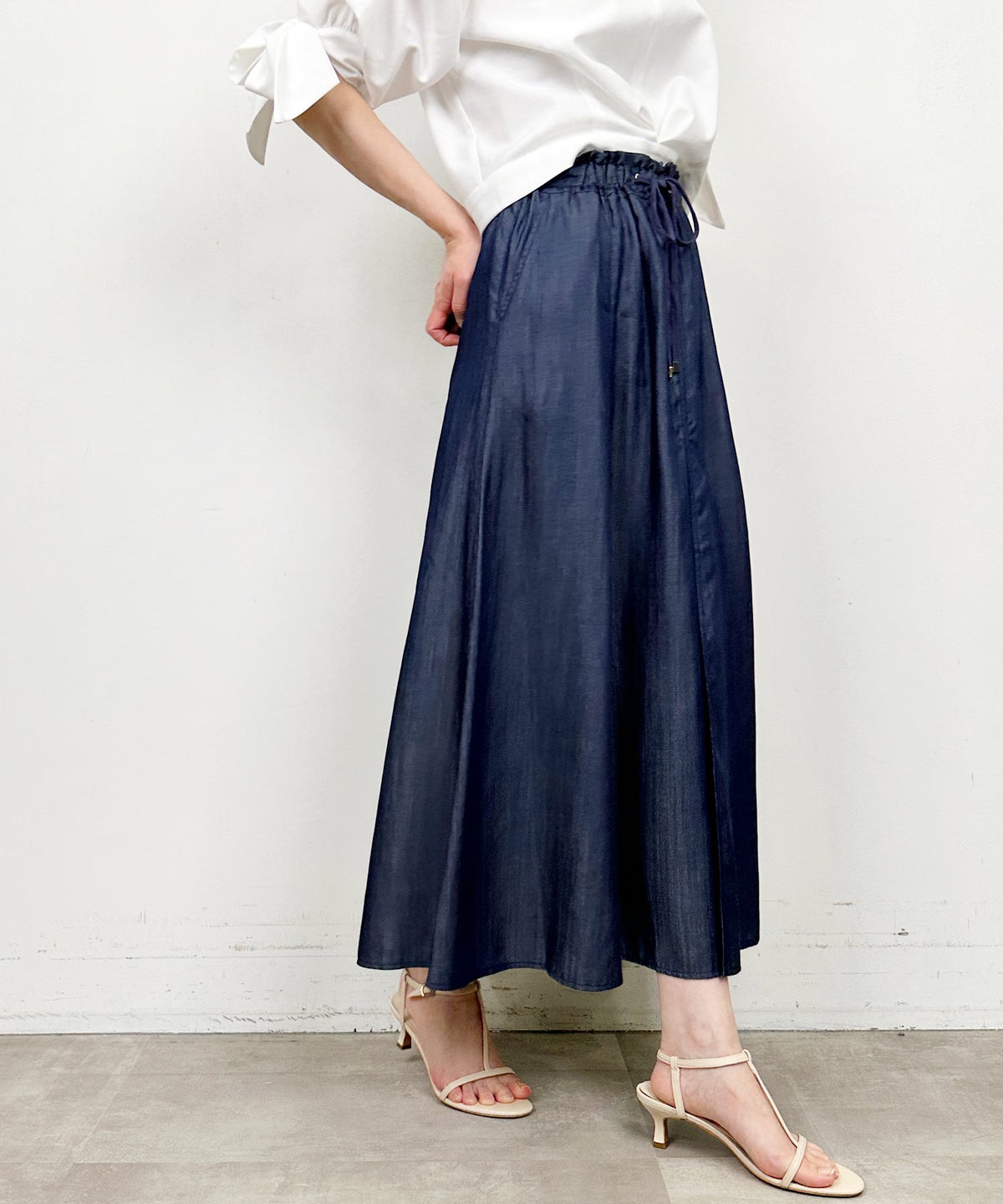 model：H164　着用サイズ：M　ネイビー