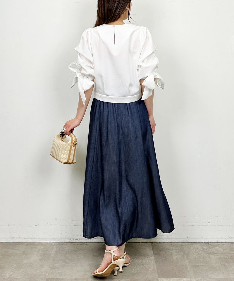 model：H164　着用サイズ：M　ネイビー