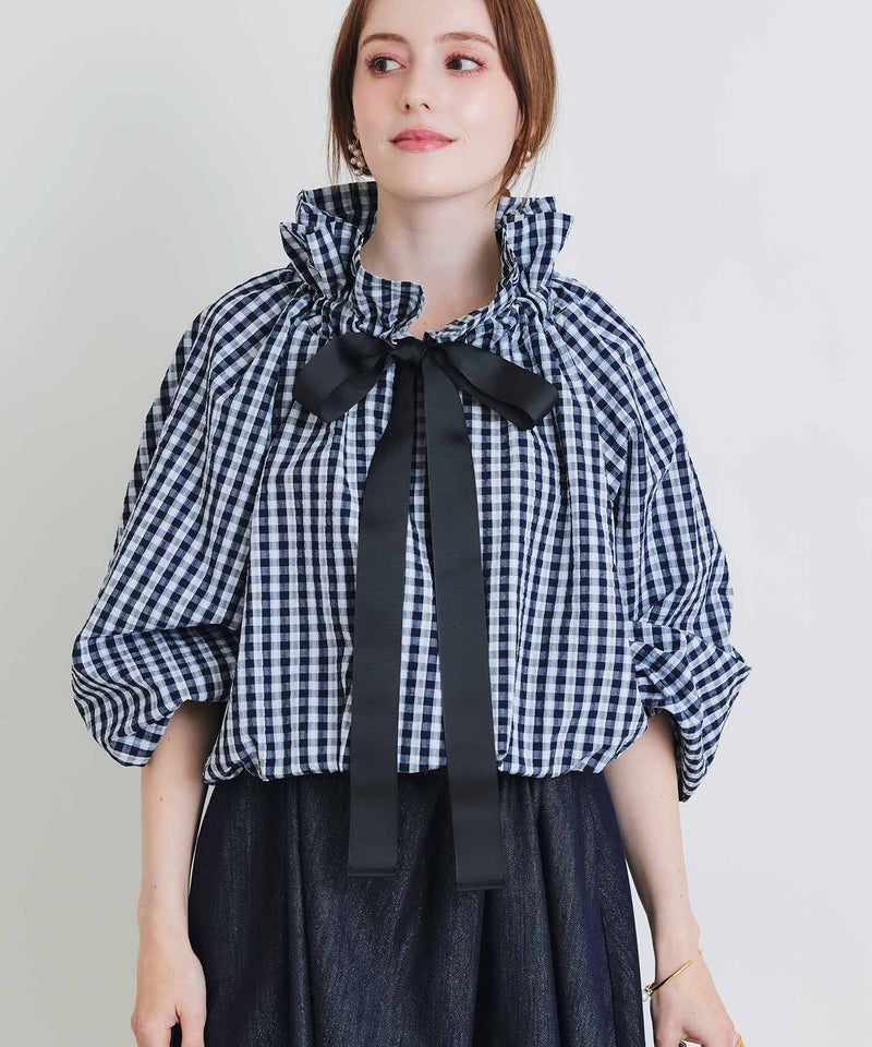 model：H160　着用サイズ：M　ネイビー