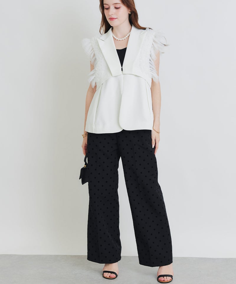 model：H160　着用サイズ：M　オフホワイト