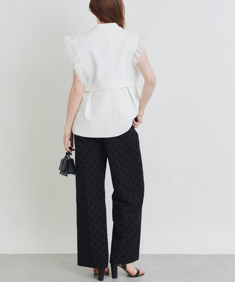 model：H160　着用サイズ：M　オフホワイト