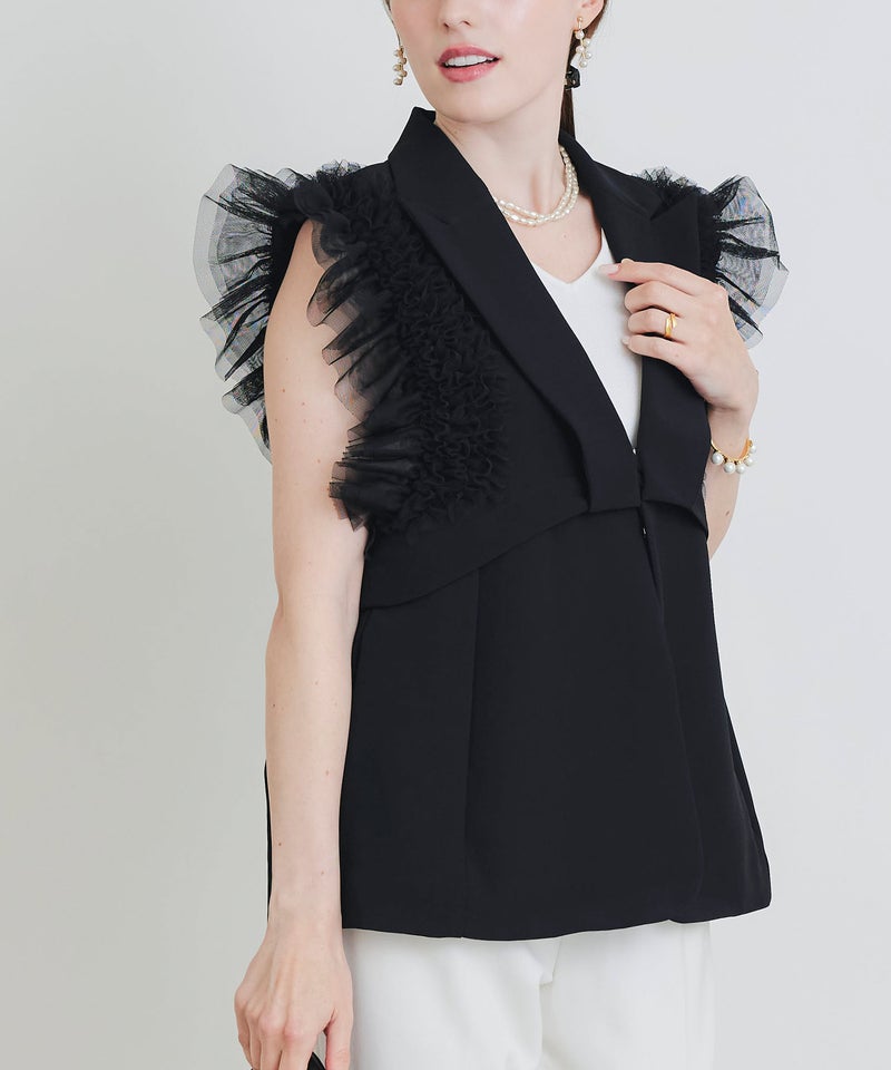 model：H160　着用サイズ：M　ブラック