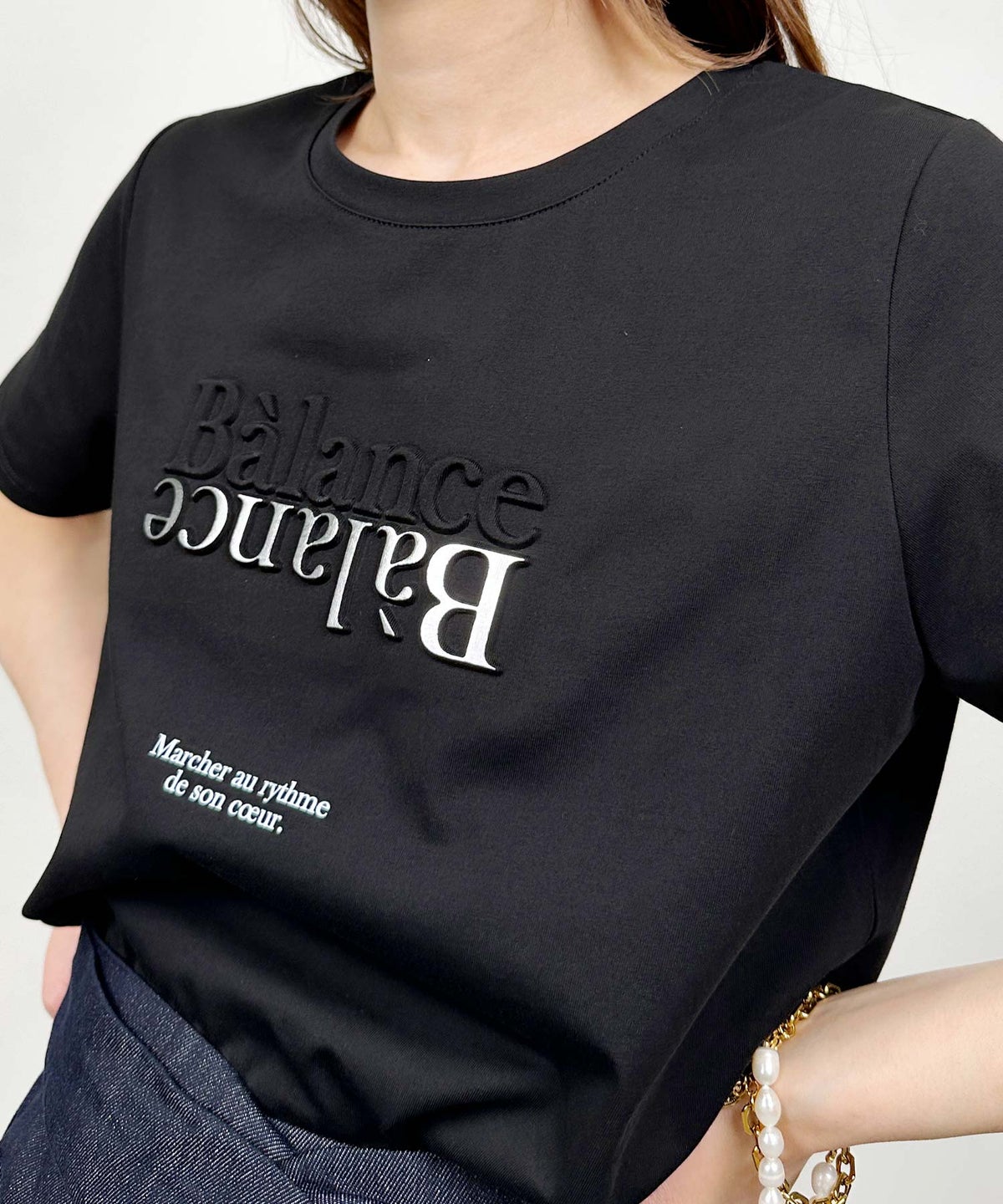 model：H164　着用サイズ：M　ブラック