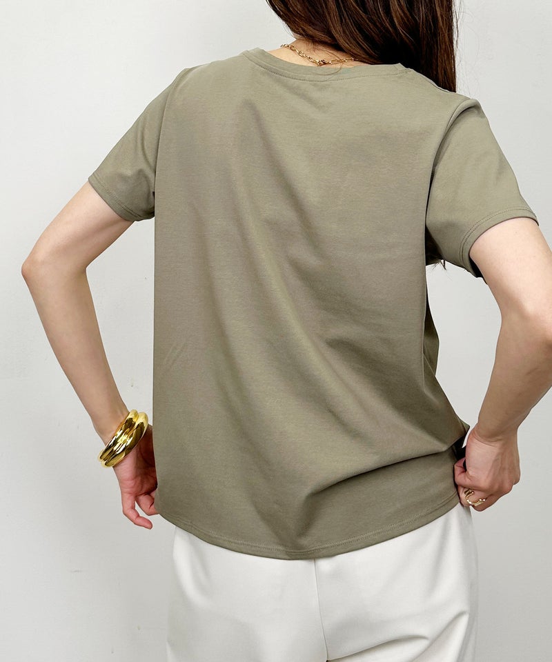 model：H164　着用サイズ：M　カーキ