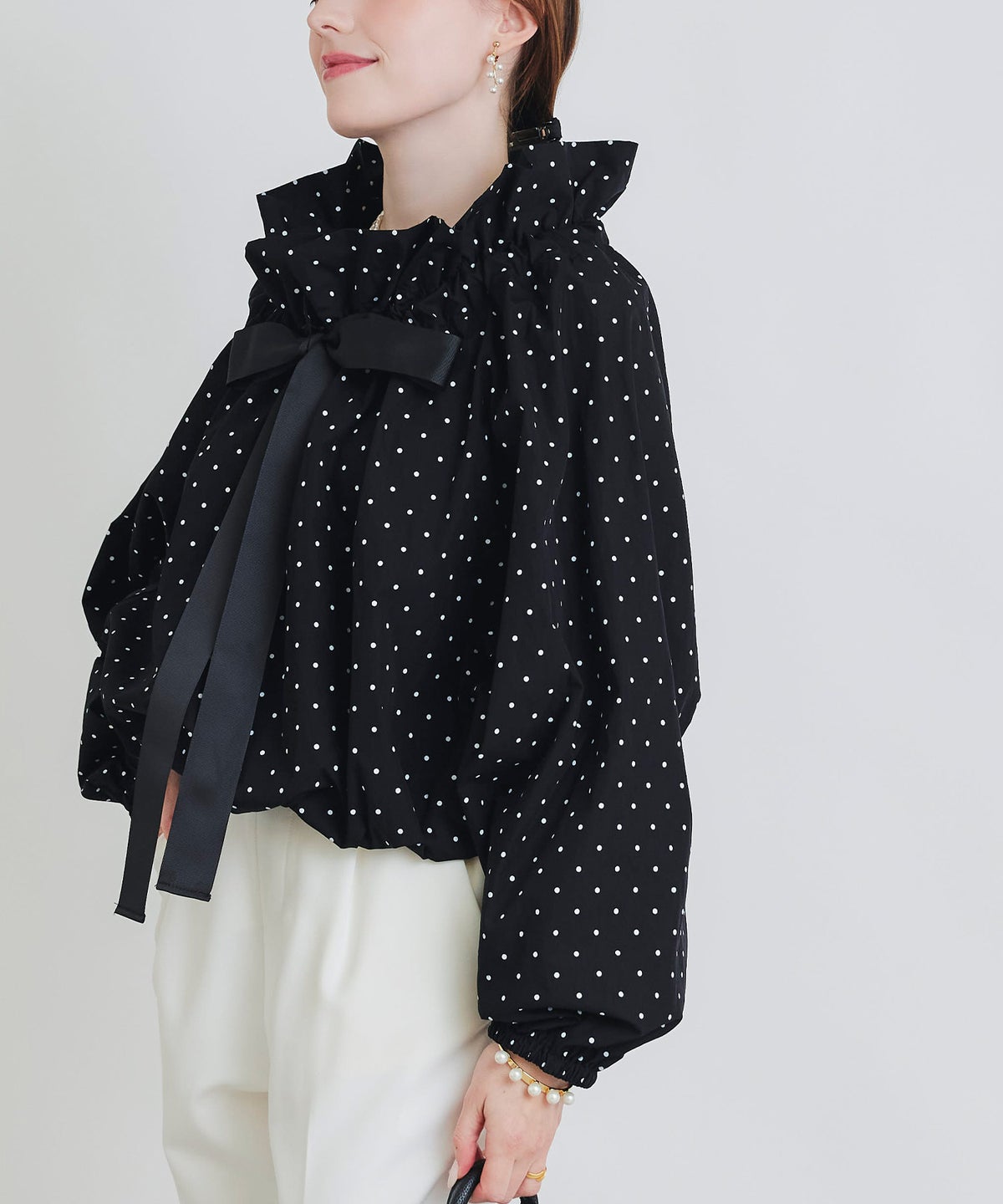 model：H160　着用サイズ：M　ブラック系その他