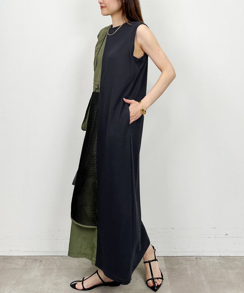 model：H164　着用サイズ：M　ネイビー