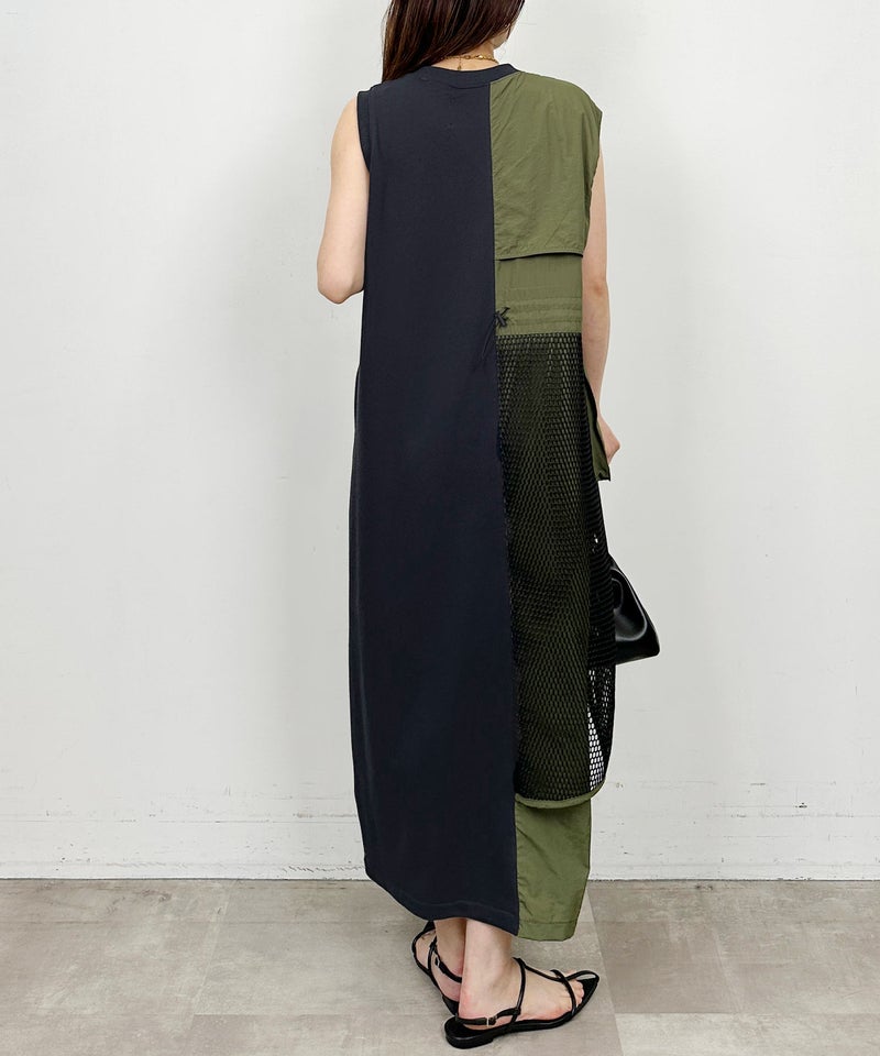 model：H164　着用サイズ：M　ネイビー