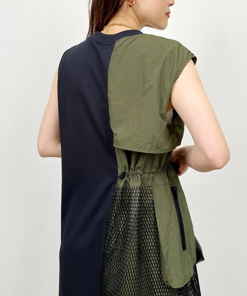 model：H164　着用サイズ：M　ネイビー