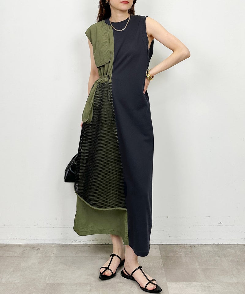 model：H164　着用サイズ：M　ネイビー