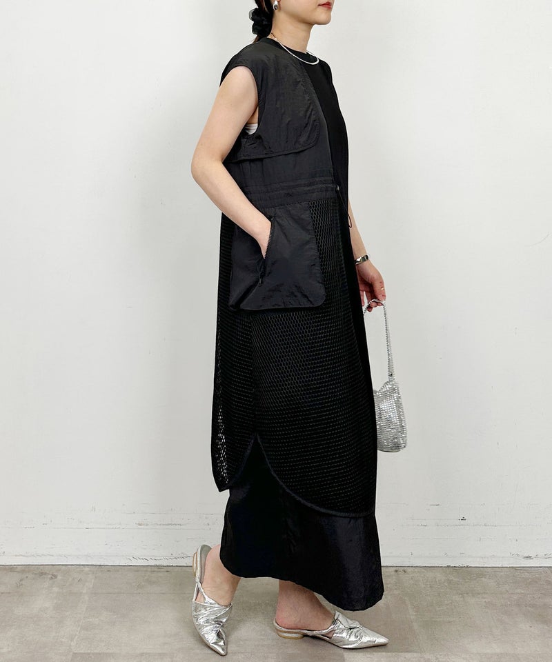 model：H164　着用サイズ：M　ブラック