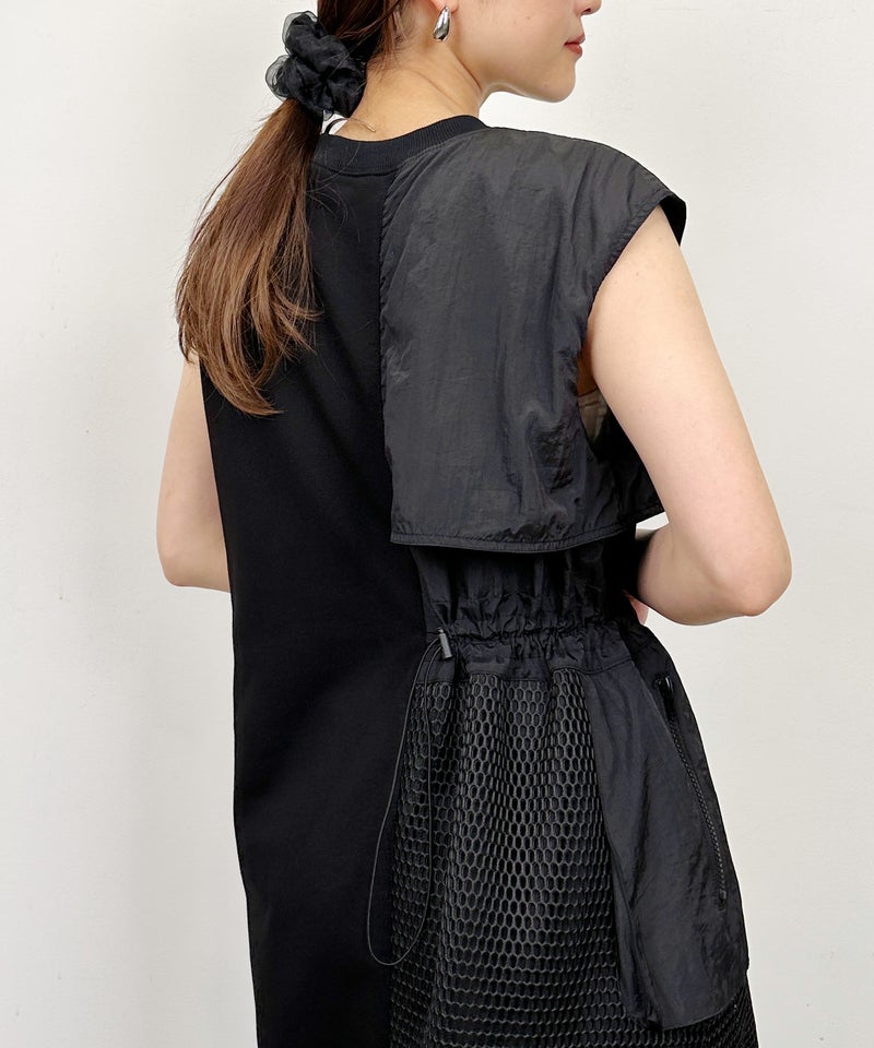 model：H164　着用サイズ：M　ブラック