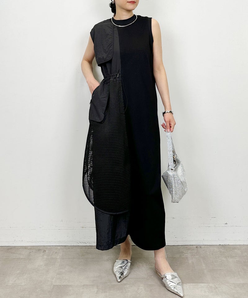 model：H164　着用サイズ：M　ブラック