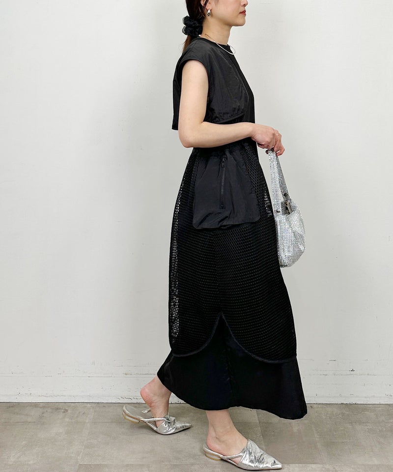 model：H164　着用サイズ：M　ブラック