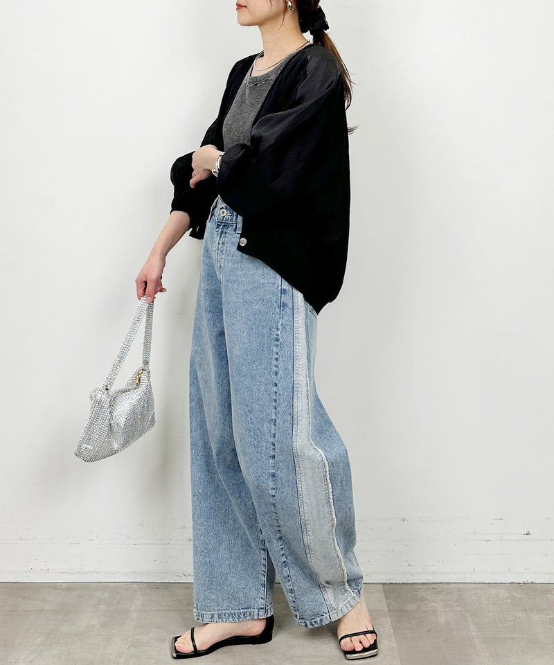 model：H164　着用サイズ：M　ブラック
