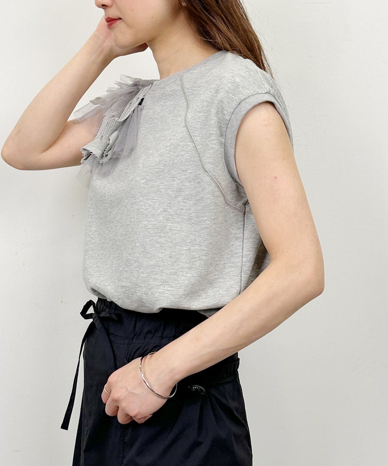 model：H164　着用サイズ：M　グレー