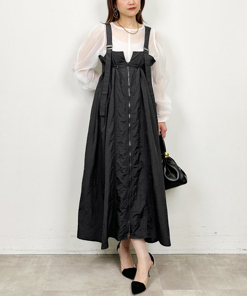 model：H164　着用サイズ：M　ブラック