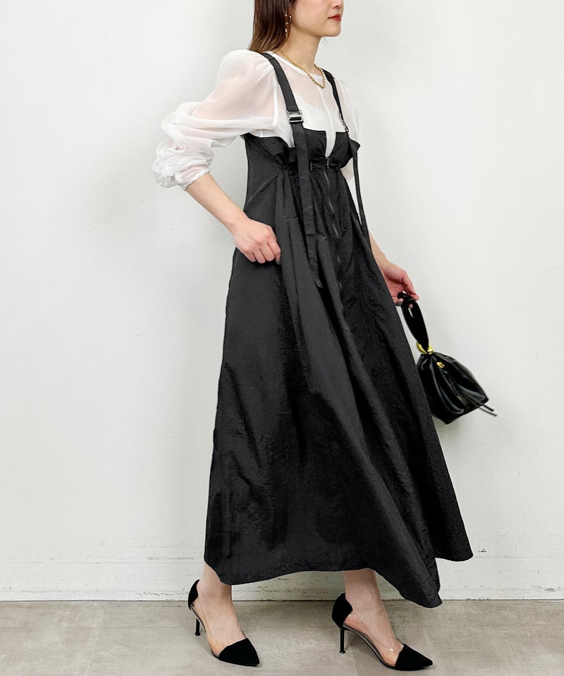 model：H164　着用サイズ：M　ブラック