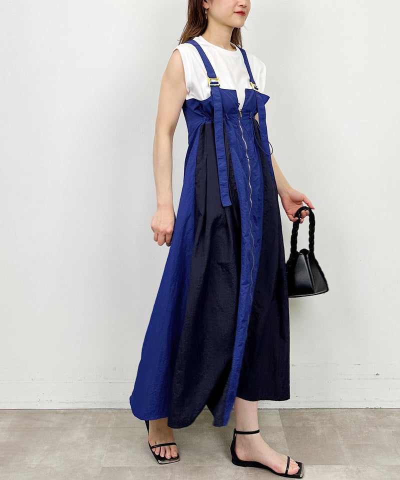 model：H164　着用サイズ：M　ブルー