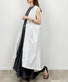model：H164　着用サイズ：M　ホワイト