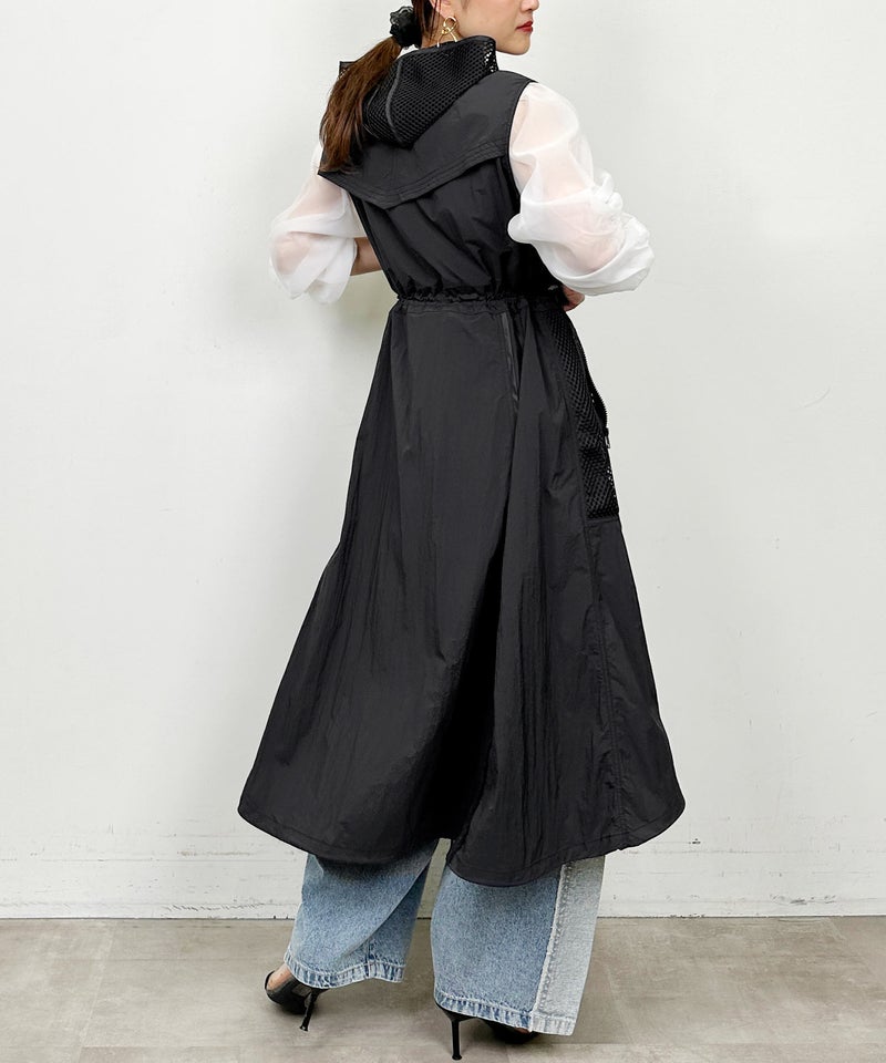 model：H164　着用サイズ：M　ブラック