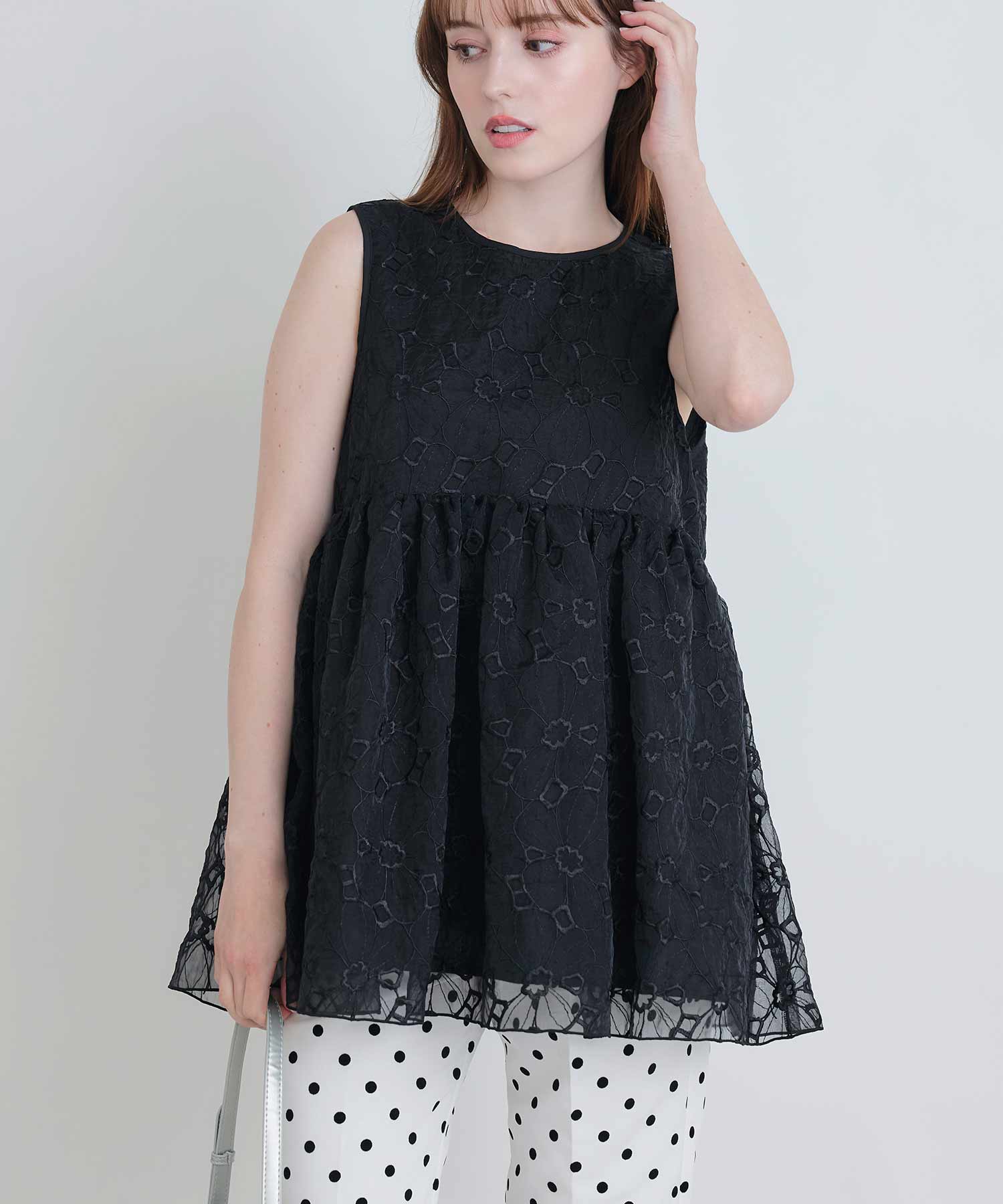 プリントプルオーバー 今期新品❤️ 布帛切り替えロゴプリントプルオーバー | PICCIN (ピッチン) 公式通販