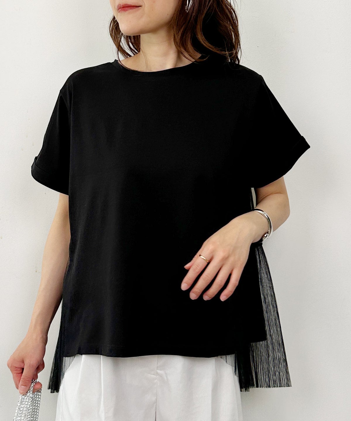 model：H164　着用サイズ：M　ブラック